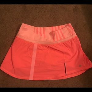 lululemon pink tennis skirt